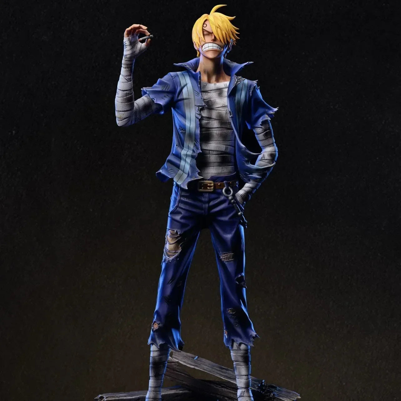 Figurine Sanji Vinsmoke après Bataille One Piece