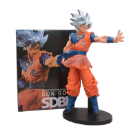 Figurine manga goku ultra instinct dbz avec une boite