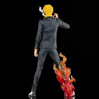 Figurine Sanji en Costume avec Effet de Flamme One Piece