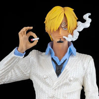 Figurine Sanji en Costume avec Effet de Flamme One Piece