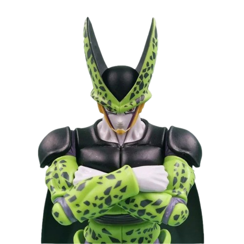 statue cell dbz  vert et noir