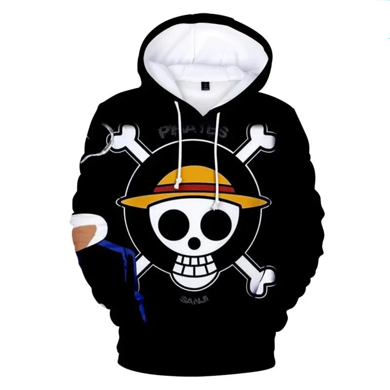 Sweat tête de mort manga One Piece