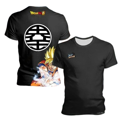 Dragon Ball Z Just Saiyan manga sports t-shirt