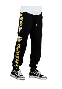 One Piece Pirate King Yellow and Black Jogging Pants