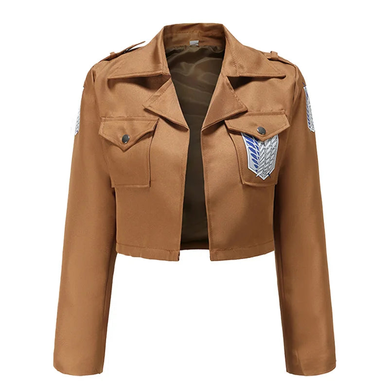 Veste Cropped L'Attaque des Titans uniforme