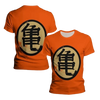 Dragon Ball Z Kanji Kame sports manga t-shirt