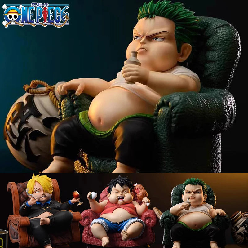 Figurine Roronoa Zoro version relax rigolo