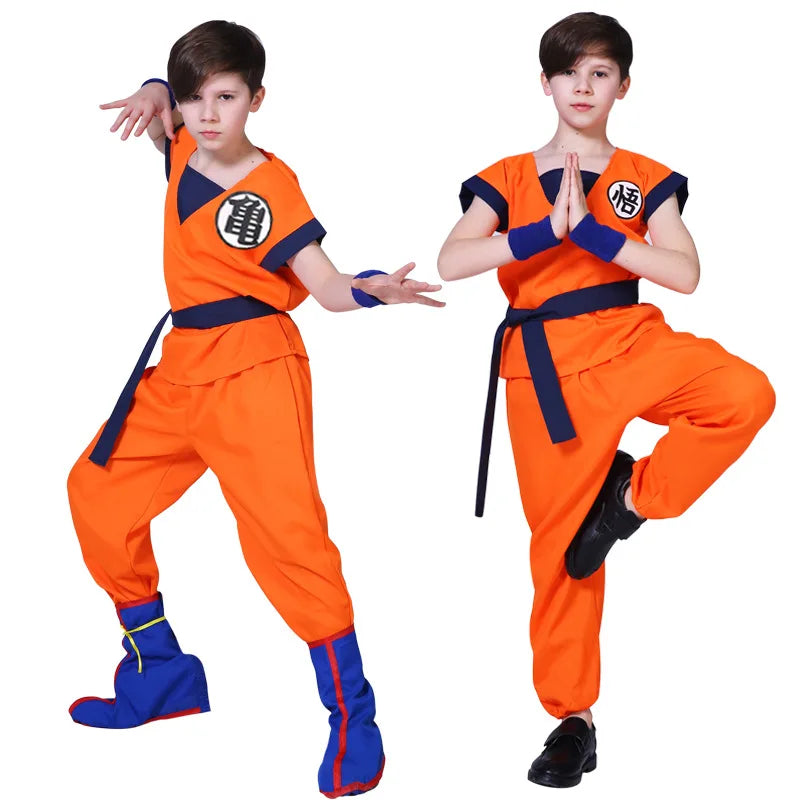 Blue Super Saiyan child cosplay costume