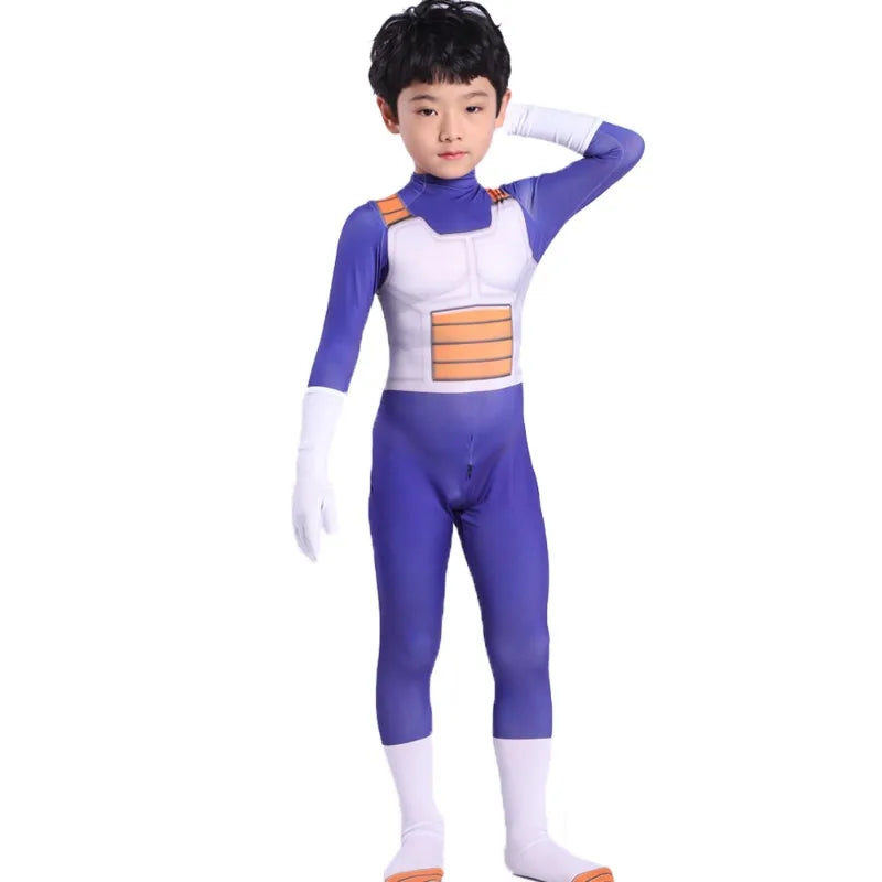 Vegeta Saiyan child cosplay costume