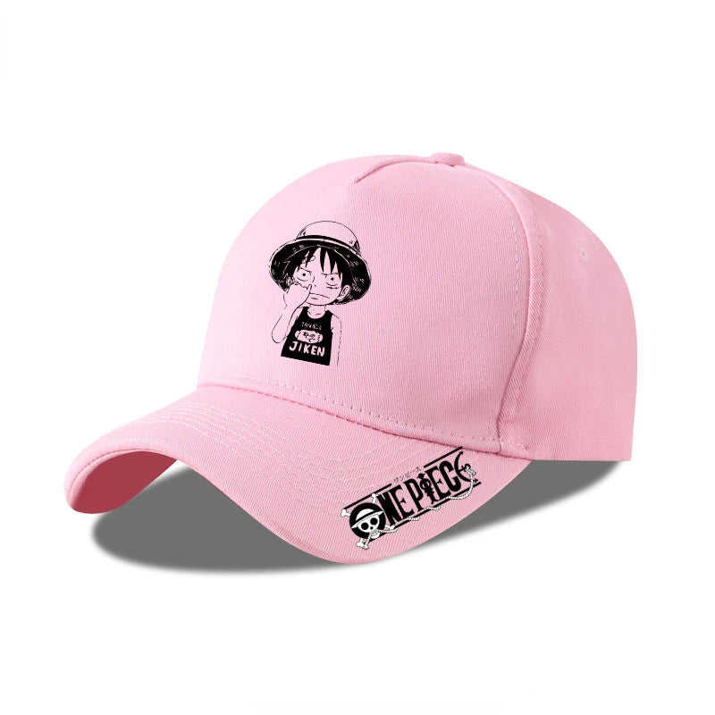 Casquette One Piece Monkey D. Luffy Style Monochrome