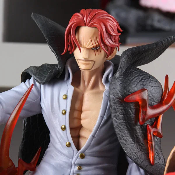 Figurine One Piece Luffy et Shanks