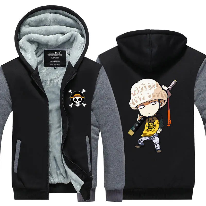 Veste polaire One Piece Trafalgar Law Chibi