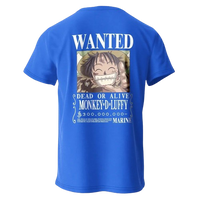 Luffy wanted poster t-shirt