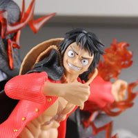 Figurine One Piece Luffy et Shanks