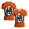 Dragon Ball Z Kanji Go sports manga t-shirt