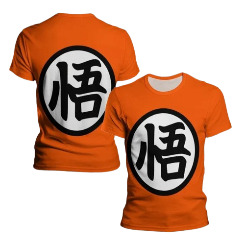 T-shirt manga sport Dragon Ball Z Kanji Go