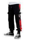 One Piece Pirate King Black and Red Jogging Pants