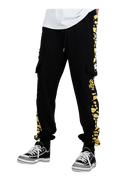 One Piece Pirate King Yellow and Black Jogging Pants