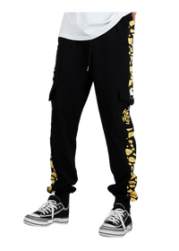 One Piece Pirate King Yellow and Black Jogging Pants