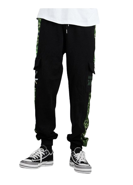 One Piece Jogging Pants Roronoa Zoro Green and Black