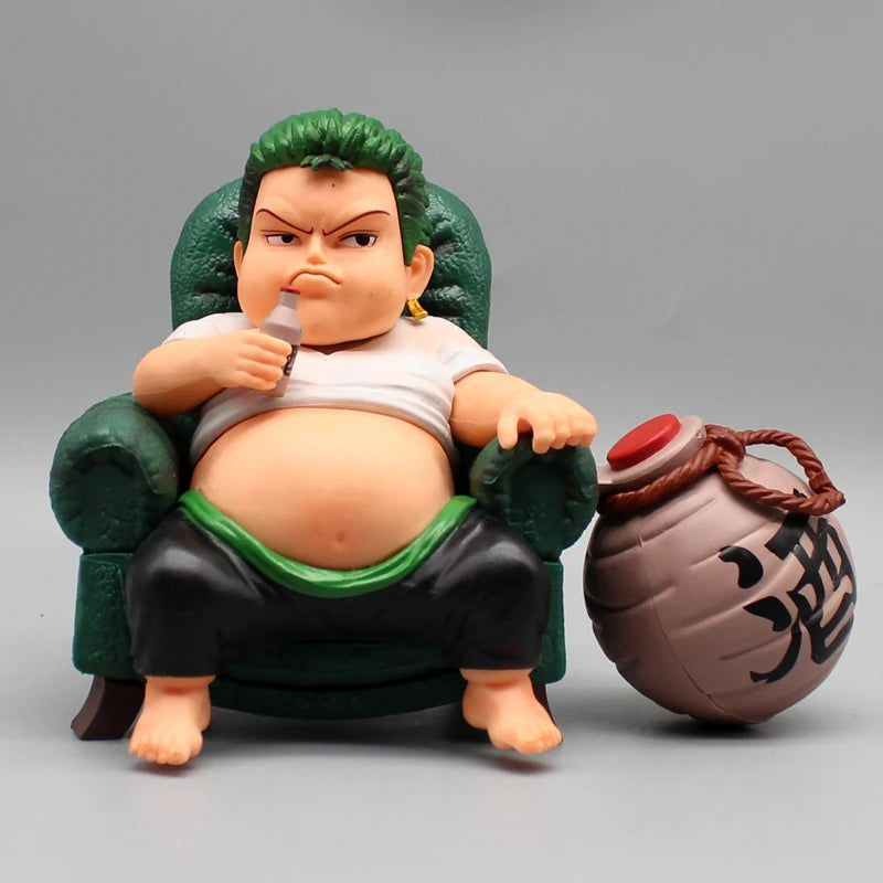 Figurine Roronoa Zoro version relax rigolo