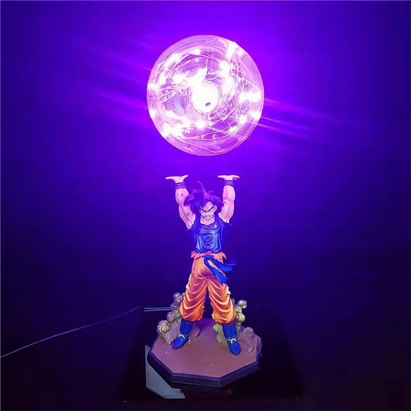 Dragon Ball Z Son Goku Purple Led Figure