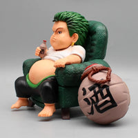 Figurine Roronoa Zoro version relax rigolo