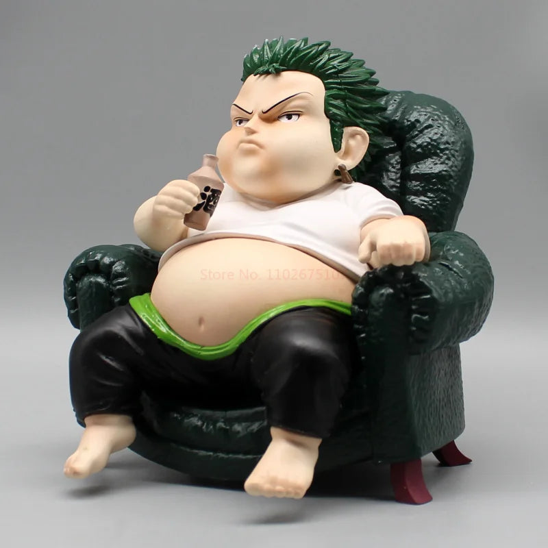 Figurine Roronoa Zoro version relax rigolo