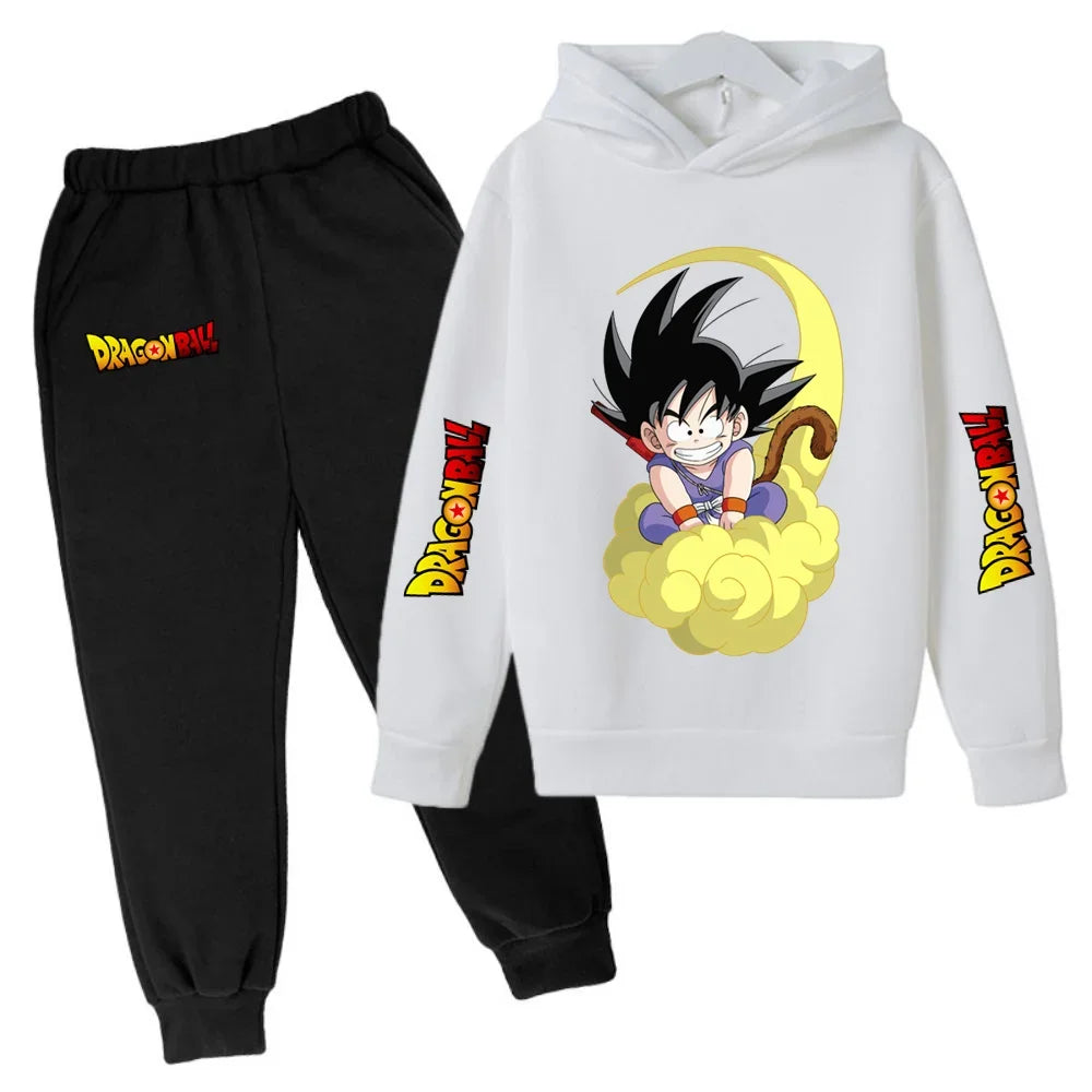 Jogging Son Goku on his magic cloud