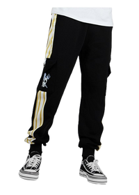 Pantalon Jogging One Piece Bandes Jaune et Noir