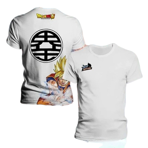 Dragon Ball Z Just Saiyan manga sports t-shirt