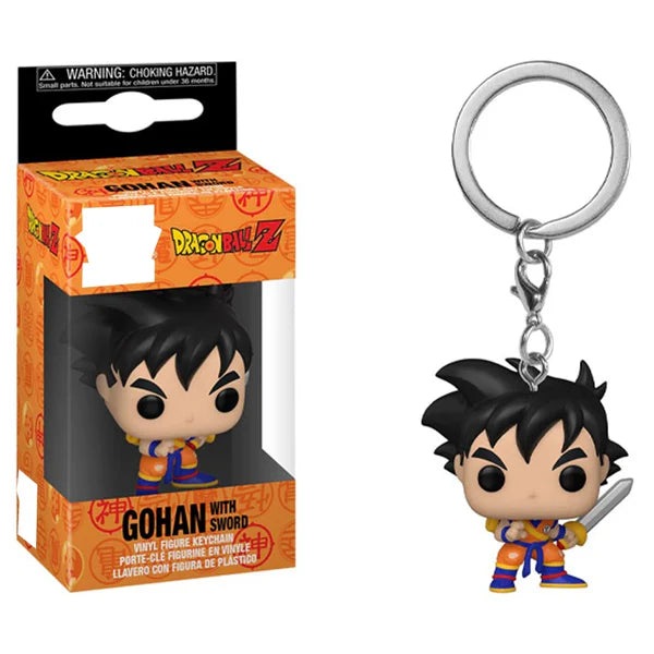 Funko pop Dragon ball Z Gohan sword keychain