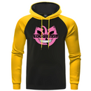 Sweat Dragon Ball avec portrait du méchant Majin Buu – Design dynamique en jaune et noir, idéal pour les fans de l'anime Dragon Ball Z.