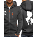Exprimez votre style unique avec ce sweat à capuche zippé gris foncé. Orné du logo emblématique Majin "M" en blanc sur la poitrine et le dos, ce sweat incarne une esthétique moderne et minimaliste. Les accents orange vif sur les fermetures éclair et les cordons ajoutent une touche de dynamisme et d'originalité. Fabriqué à partir de matériaux de qualité supérieure, il offre confort et chaleur, idéal pour les journées fraîches ou pour un look décontracté mais sophistiqué.