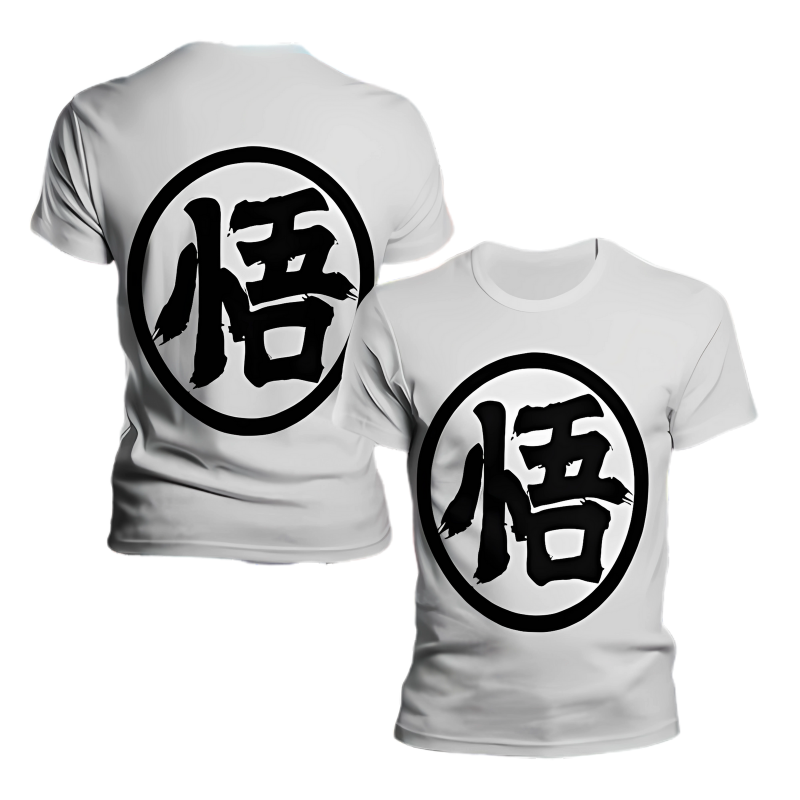 T-shirt manga sport Dragon Ball Z Kanji Go