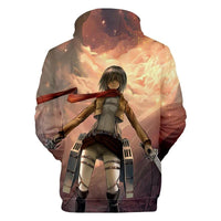 Mikasa Ackerman Incandescent Attack on Titan Manga Sweatshirt