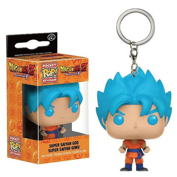 Porte-clé Funko pop Dragon ball Z Goku bleu