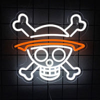 Néon LED One Piece Jolly Roger