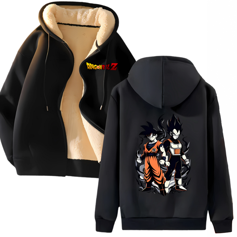 Veste polaire Dragon Ball Z Goku et Vegeta