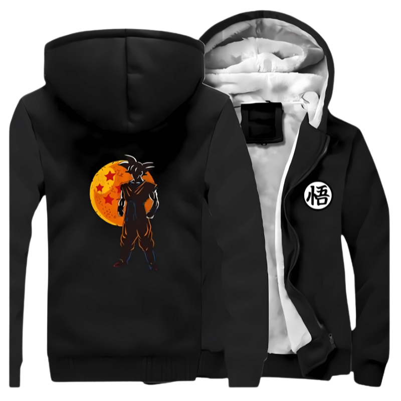 Veste polaire Manga logo DBZ Goku