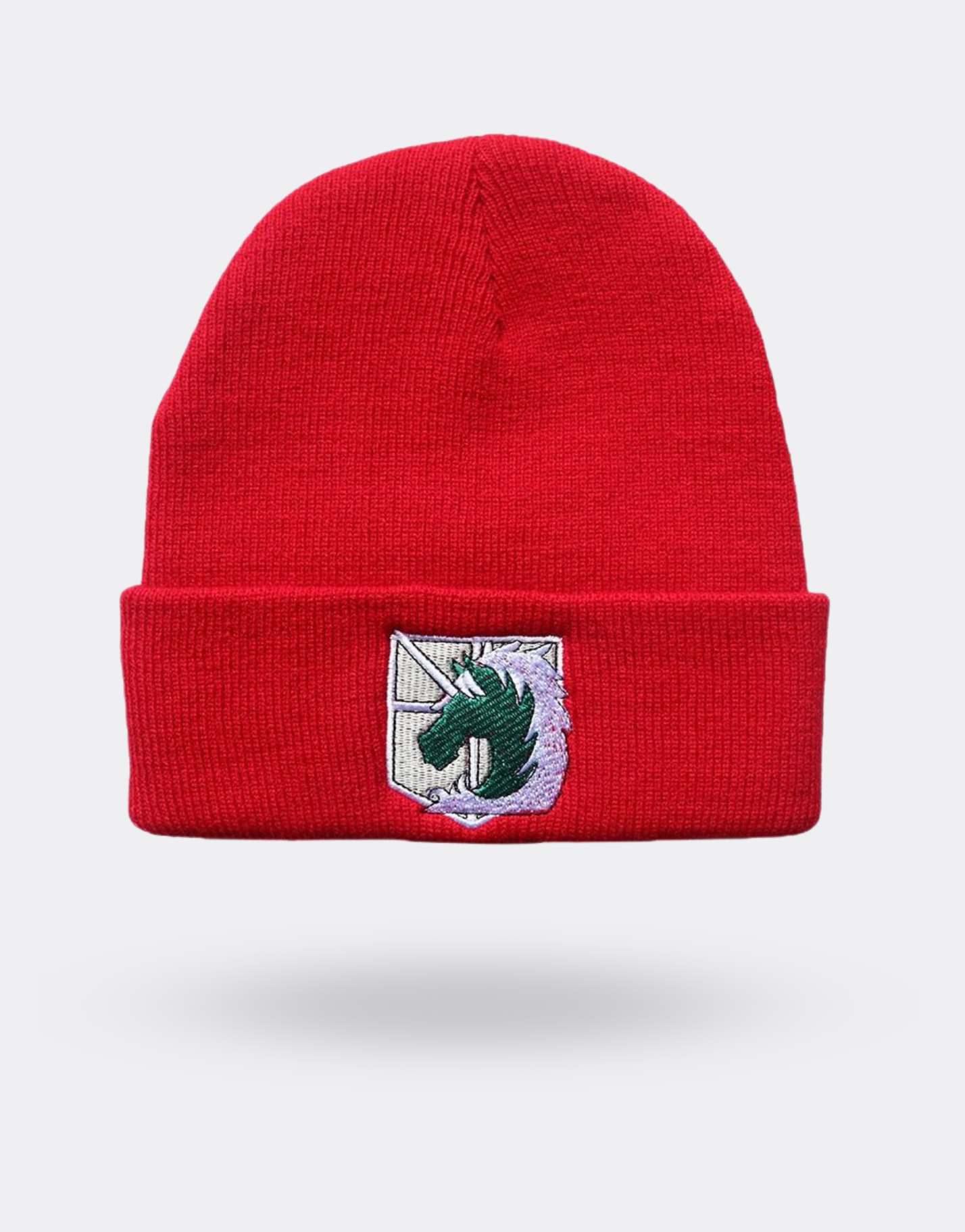 Attack On Titan Cap Red Scouting Corps Horse Logo