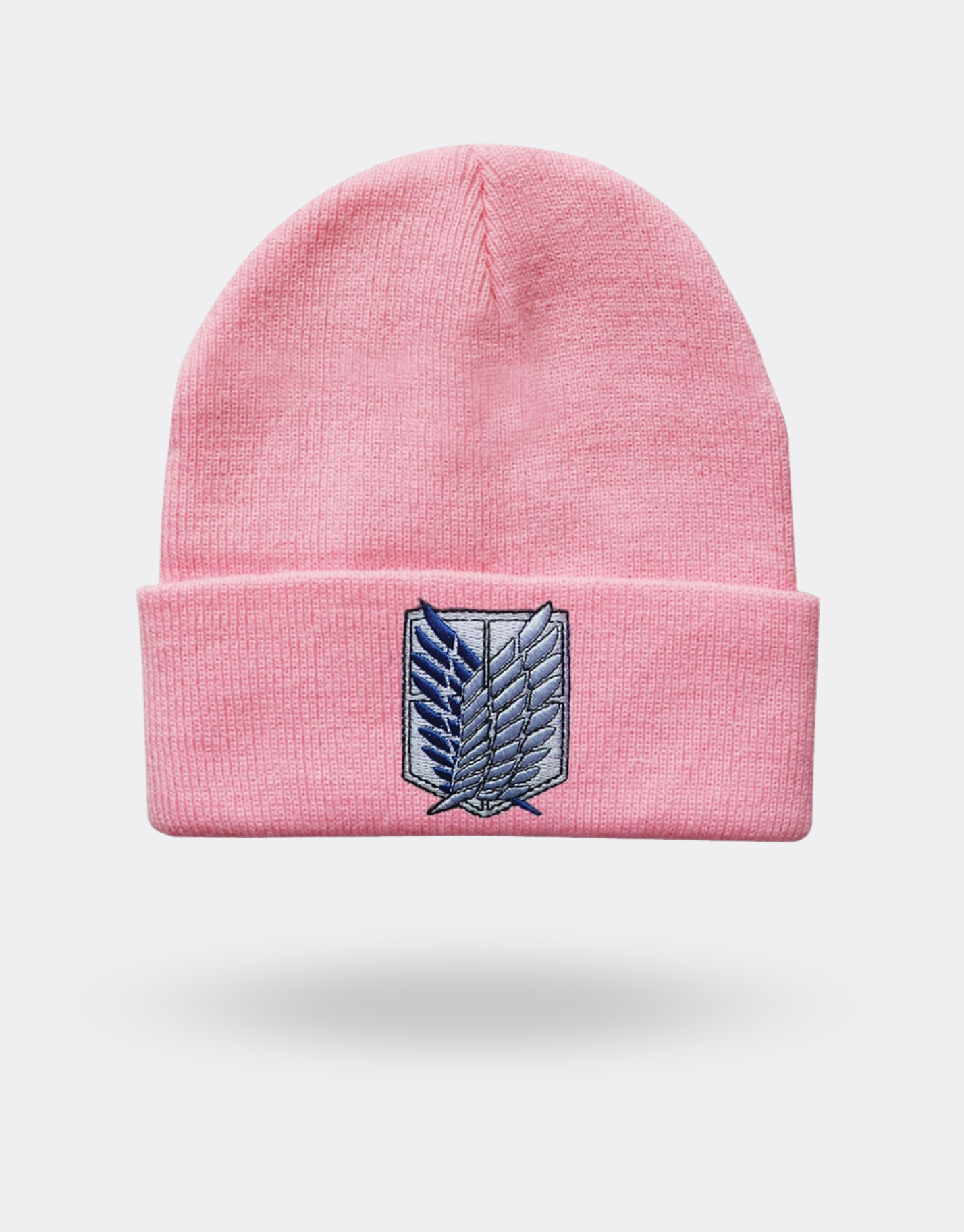 Attack On Titan Logo Pink Scouting Corps Beanie