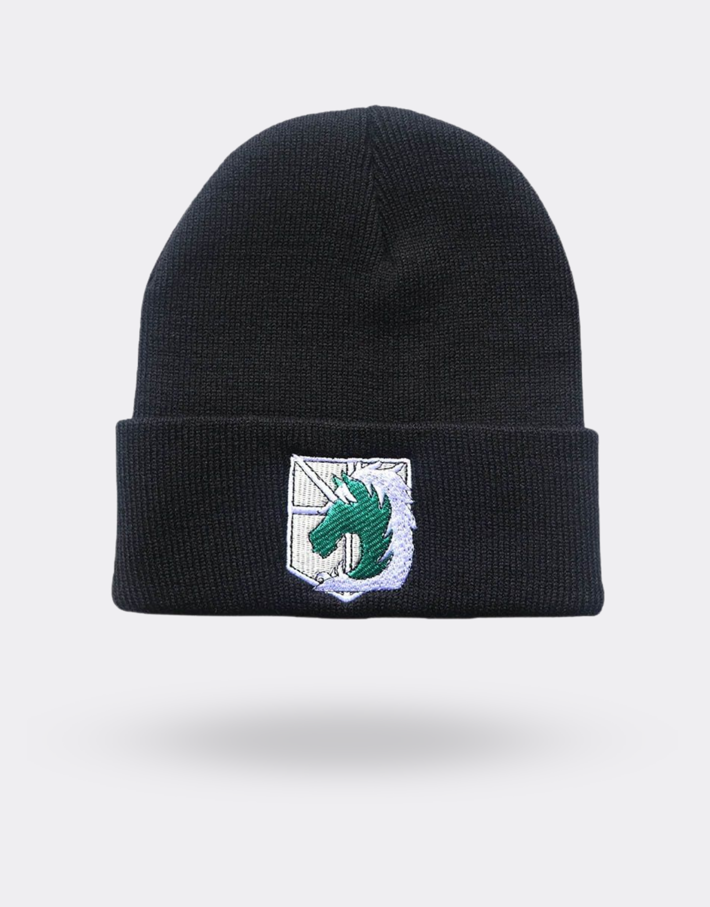 Attack On Titan Cap Black Scouting Corps Horse Logo