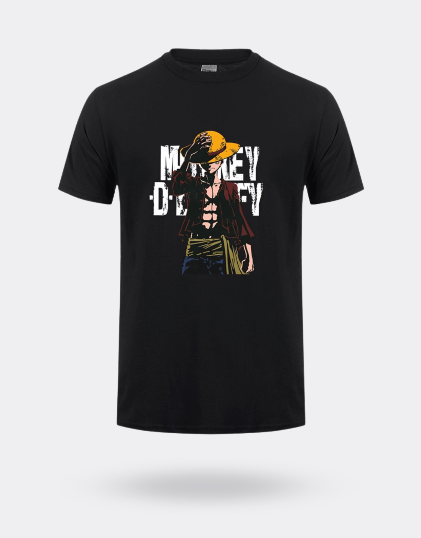 One Piece Monkey D Luffy black t-shirt