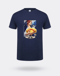 One Piece Shanks Blue T-shirt