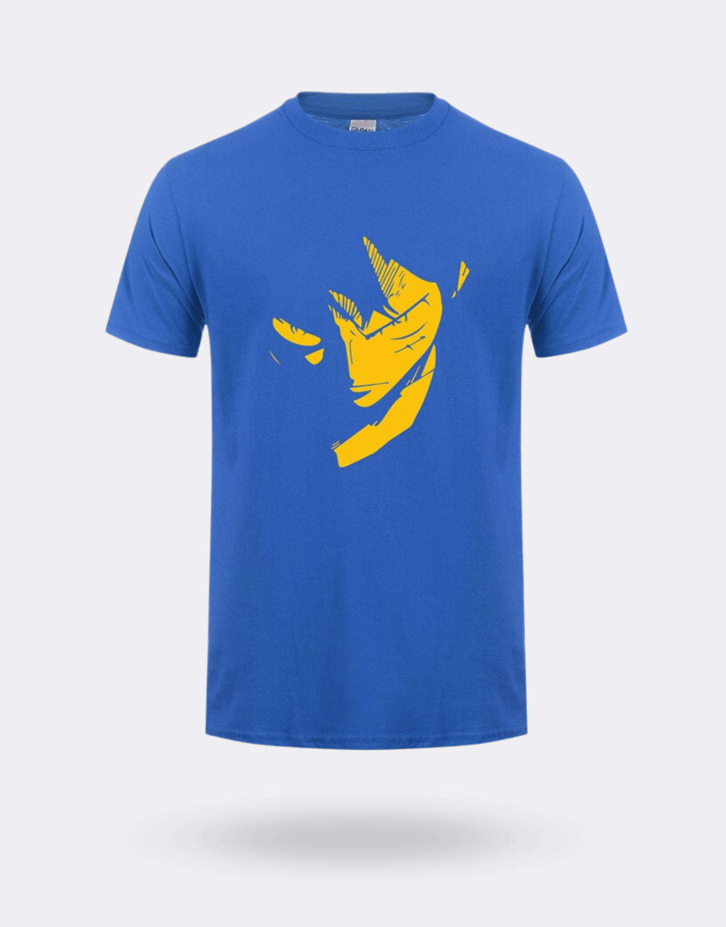 T-shirt One Piece luffy jaune et bleu