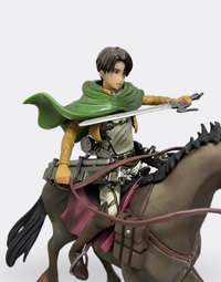 Attack on Titan Levi on his horse figurine (18cm)