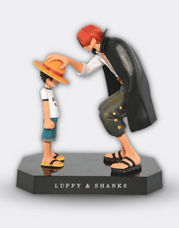 One Piece Luffy &amp; Shanks Figure (18cm)