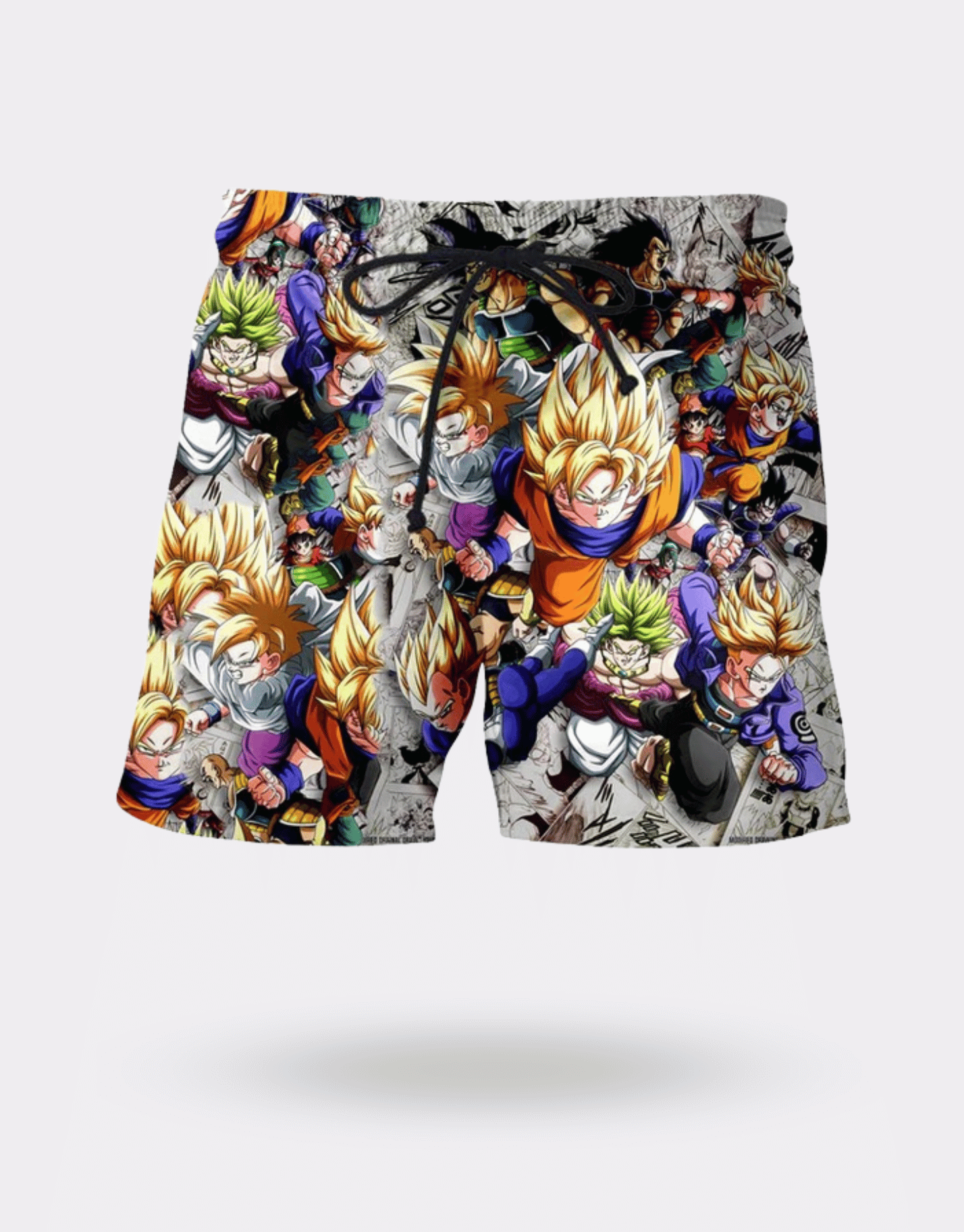 Short de bain manga DBZ super Saiyan Vultech