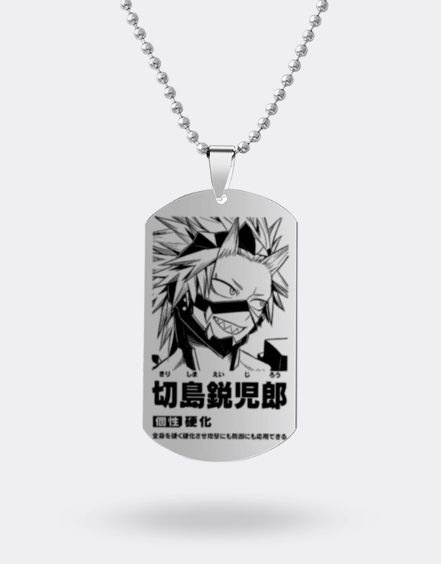 Collier My Hero Academia avec médaillon Eijiro